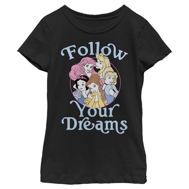 Girl's Disney Follow Your Dreams T-Shirt