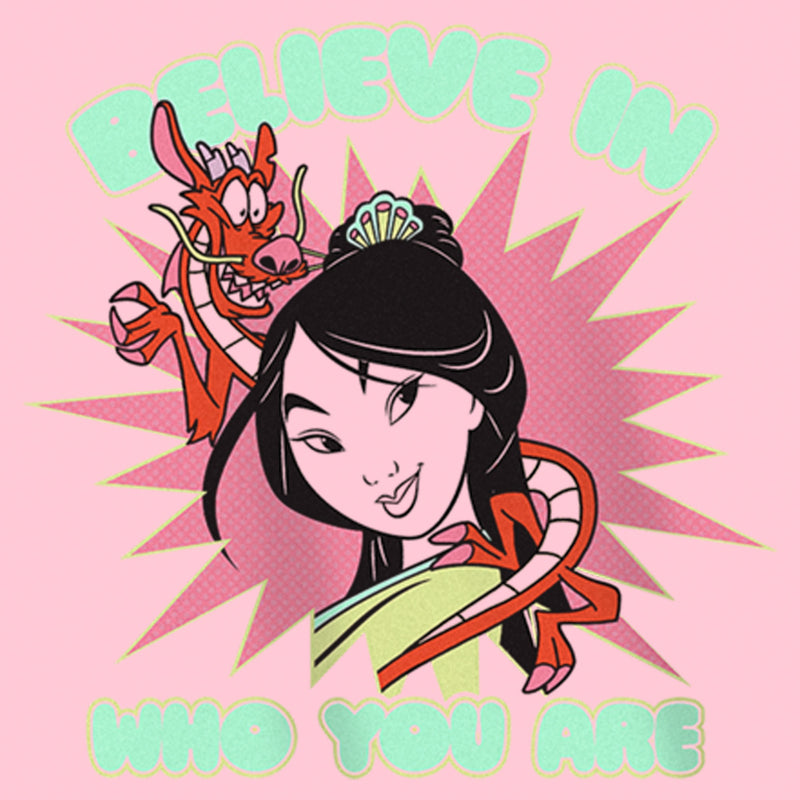 Girl's Mulan Believe in Who You Are T-Shirt
