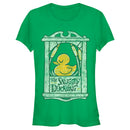 Junior's Tangled The Snuggly Duckling Sign T-Shirt