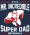 Men's The Incredibles Mr. Incredible Super Dad Long Sleeve Shirt