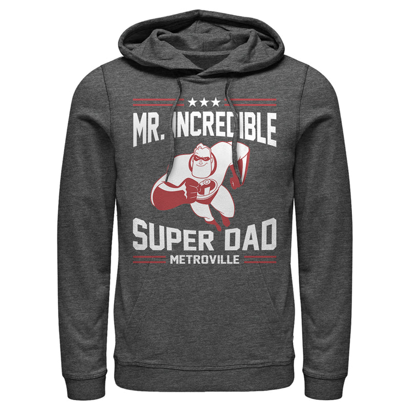 Men's The Incredibles Mr. Incredible Super Dad Pull Over Hoodie