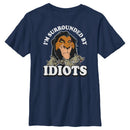 Boy's Lion King Scar I'm Surrounded By Idiots T-Shirt