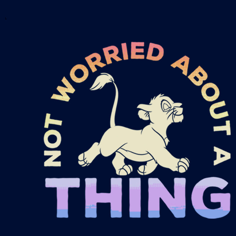 Boy's Lion King Simba Not Worried Bout a Thing T-Shirt