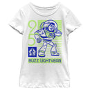 Girl's Toy Story Neon Buzz T-Shirt