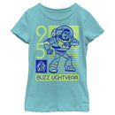 Girl's Toy Story Neon Buzz T-Shirt