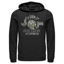 Men's Toy Story Buzz No Sign Of Intelligent Life Pull Over Hoodie