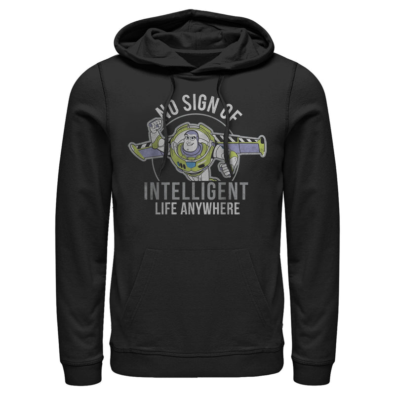 Men's Toy Story Buzz No Sign Of Intelligent Life Pull Over Hoodie