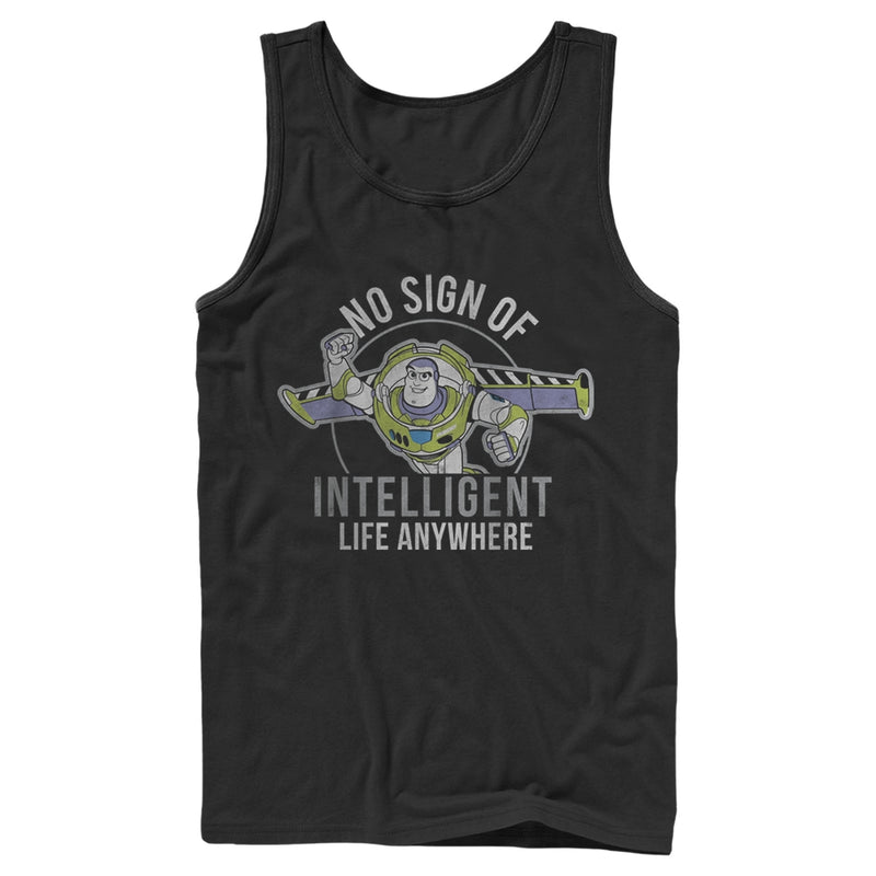 Men's Toy Story Buzz No Sign Of Intelligent Life Tank Top