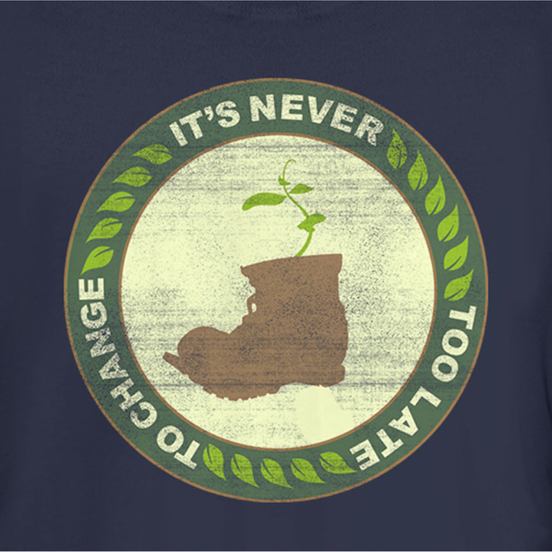 Junior's Wall-E It's Never Too Late to Change T-Shirt