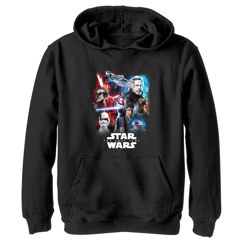 Boy's Star Wars The Last Jedi Force Pull Over Hoodie