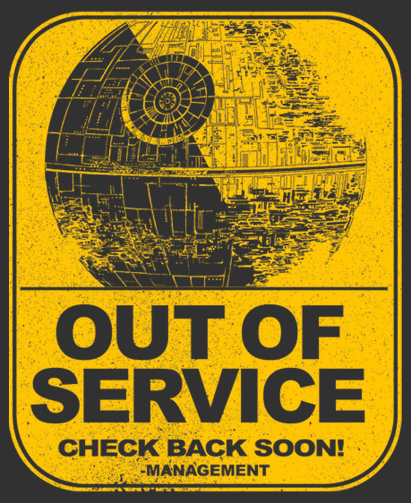 Men's Star Wars Death Star Out of Service T-Shirt