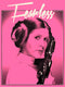 Girl's Star Wars Princess Leia Fearless Poster T-Shirt