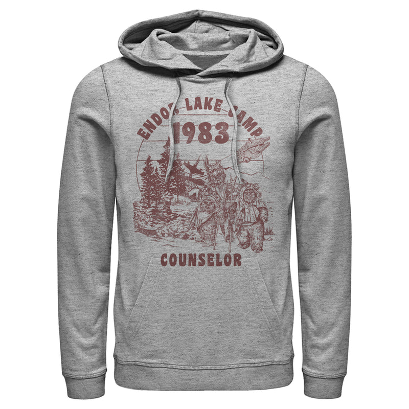 Men's Star Wars Endor Lake Camp Counselor 1983 Pull Over Hoodie