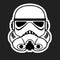 Men's Star Wars Embroidered Stormtrooper Helmet T-Shirt