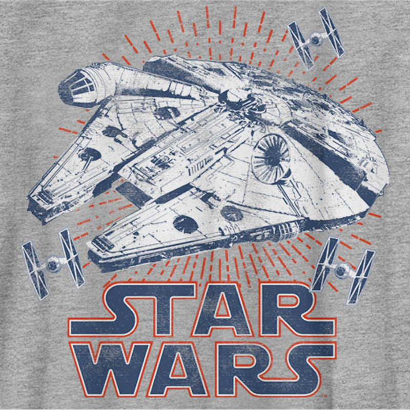 Boy's Star Wars: A New Hope Spaceship Flash Print T-Shirt