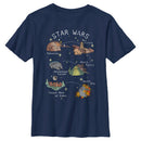 Boy's Star Wars: A New Hope Story Map T-Shirt