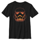 Boy's Star Wars: A New Hope Halloween Stormtrooper Pumpkin T-Shirt