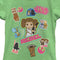 Girl's Star Wars Cute Sticker Cartoons T-Shirt