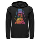 Men's Star Wars: A New Hope Darth Vader Logo Tie-Dye Print Pull Over Hoodie