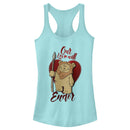 Junior's Star Wars Valentine's Day Ewok Love Will Endor Racerback Tank Top