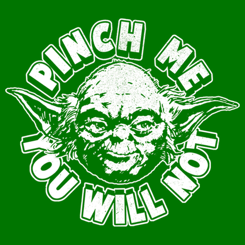 Men's Star Wars St. Patrick's Day Yoda Pinch Me Not T-Shirt