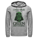 Men's Star Wars St. Patrick's Day Darth Vader I Find your Lack of Green Disturbing Pull Over Hoodie