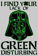 Men's Star Wars St. Patrick's Day Darth Vader I Find your Lack of Green Disturbing Sweatshirt