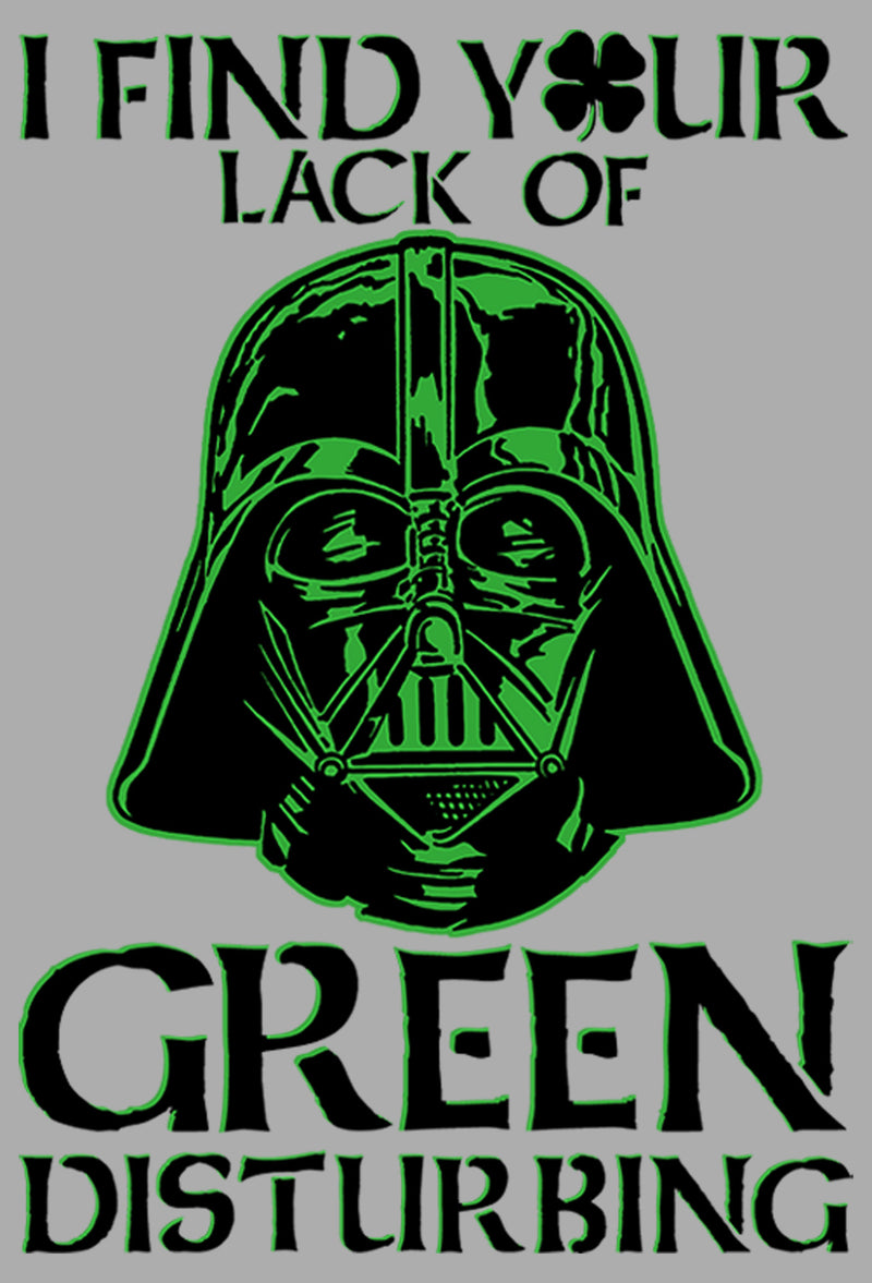 Boy's Star Wars St. Patrick's Day Darth Vader I Find your Lack of Green Disturbing T-Shirt
