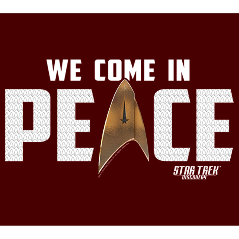 Men's Star Trek: Discovery We Come in Peace T-Shirt