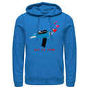 Men's Star Trek Valentine's Pixel Set Phasers to Stun Pull Over Hoodie