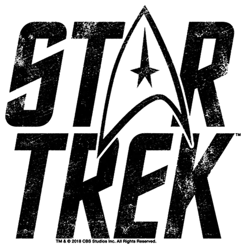 Junior's Star Trek: The Original Series Distressed Logo T-Shirt