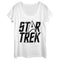 Women's Star Trek: The Original Series Distressed Logo Scoop Neck