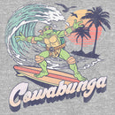 Junior's Teenage Mutant Ninja Turtles Retro Cowabunga Michelangelo T-Shirt