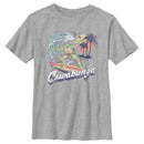 Boy's Teenage Mutant Ninja Turtles Retro Cowabunga Michelangelo T-Shirt