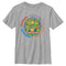 Boy's Teenage Mutant Ninja Turtles Colorful Heroes Circle T-Shirt