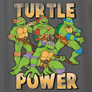 Women's Teenage Mutant Ninja Turtles Distressed Turtle Power Scoop Neck