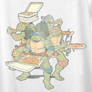 Women's Teenage Mutant Ninja Turtles Distressed Pizza Lovers Scoop Neck