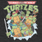 Men's Teenage Mutant Ninja Turtles Distressed Team in Action T-Shirt