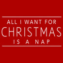 Junior's Lost Gods All I Want for Christmas Is a Nap T-Shirt