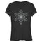 Junior's Lost Gods Christmas Snowflake T-Shirt