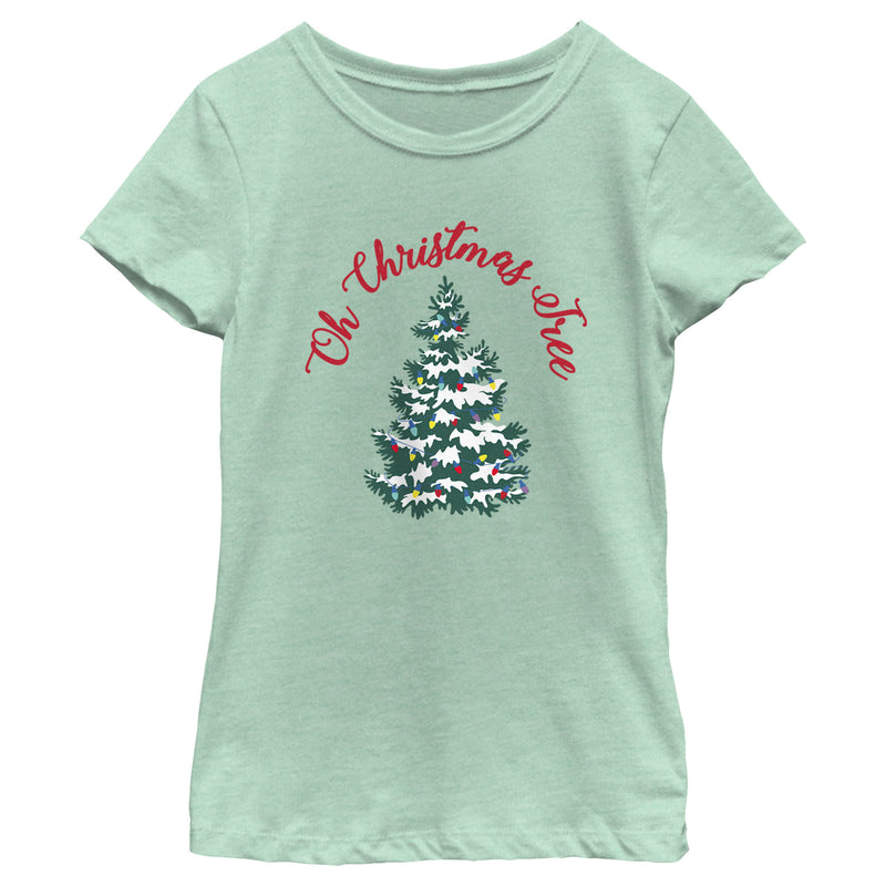 Girl's Lost Gods Oh Christmas Tree T-Shirt