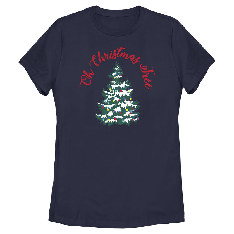 Women's Lost Gods Oh Christmas Tree T-Shirt