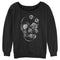 Junior's Lost Gods Distressed Skull Rose Sweatshirt