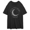 Junior's Lost Gods Crescent Moon Not All Who Wander Are Lost T-Shirt