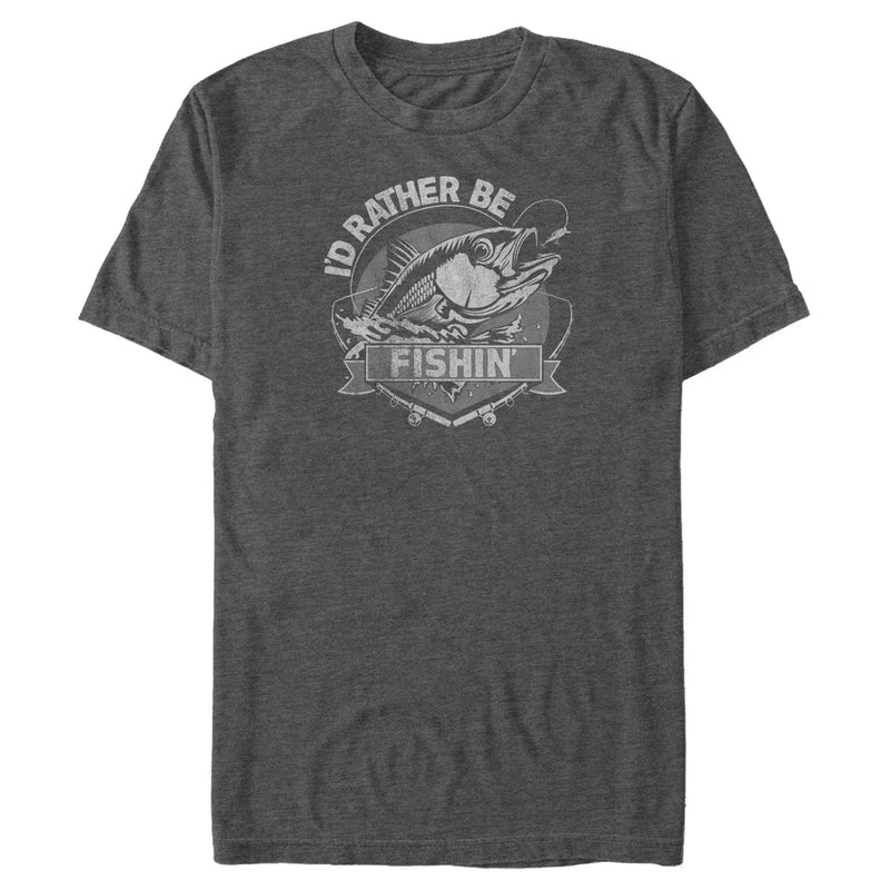 Men's Lost Gods I'd Rather Be Fishin' Distressed T-Shirt