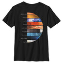 Boy's Lost Gods Solar System Planet Terrain T-Shirt