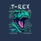 Boy's Lost Gods T-Rex Schematic Detail T-Shirt