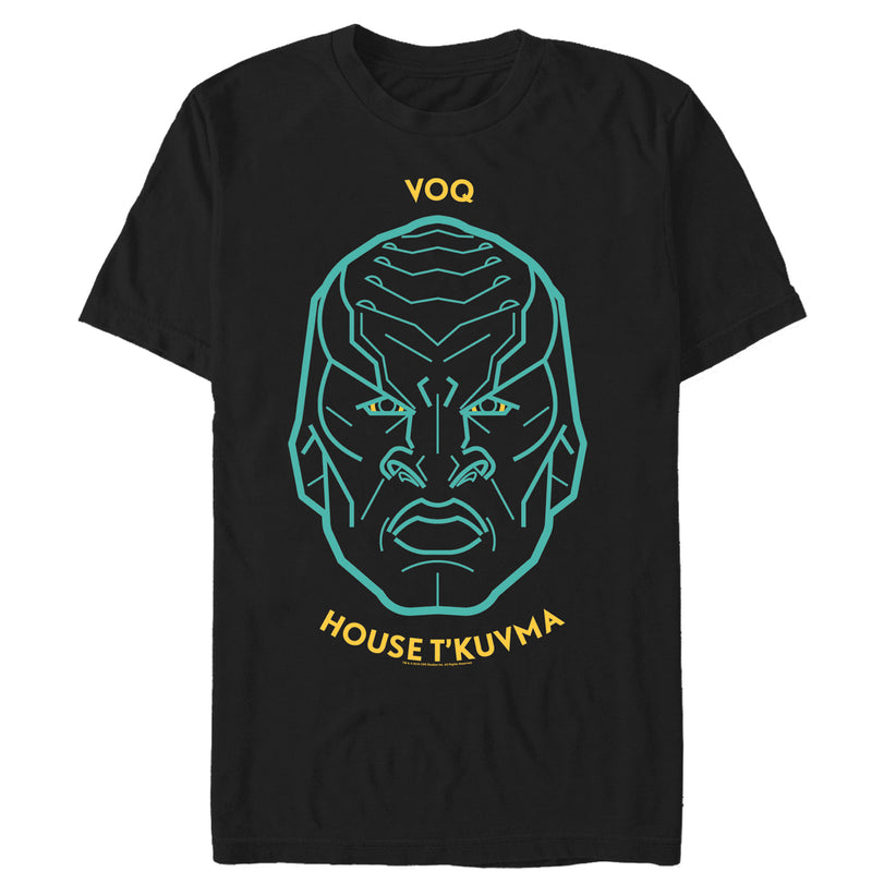 Men's Star Trek: Discovery Klingon Voq House T'Kuvma 2D Portrait T-Shirt