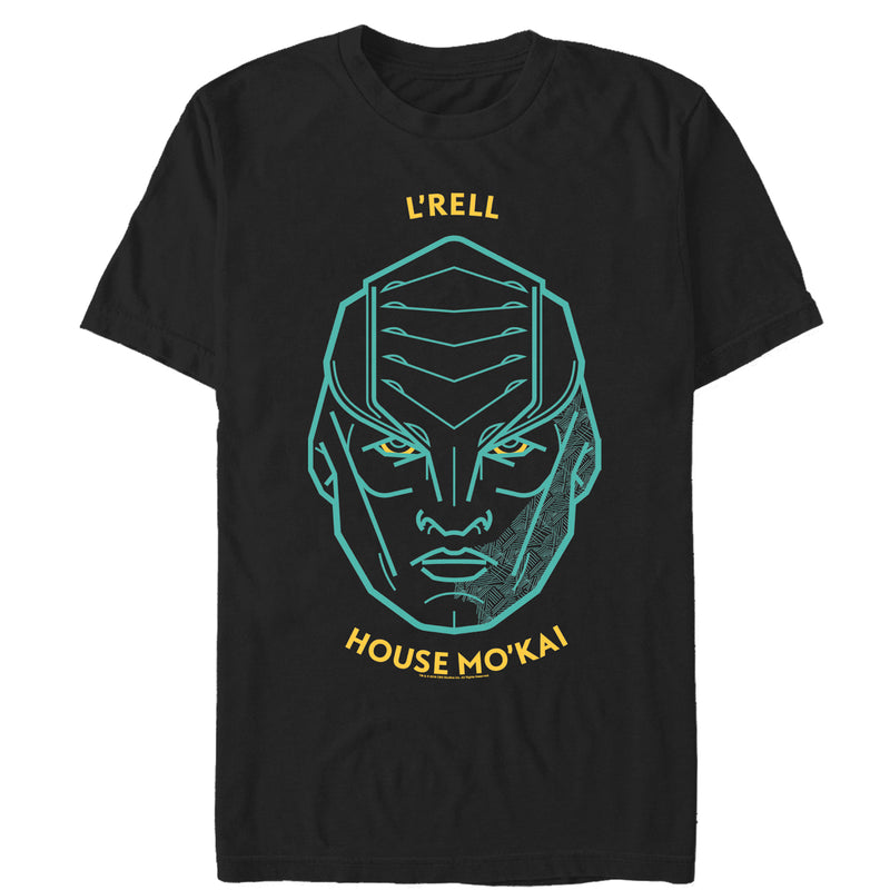 Men's Star Trek: Discovery Klingon L'Rell House Mo'Kai 2D Portrait T-Shirt