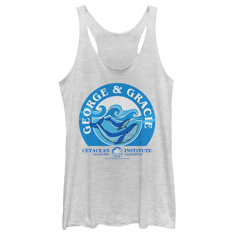 Women's Star Trek IV: The Voyage Home George & Gracie Whales Racerback Tank Top